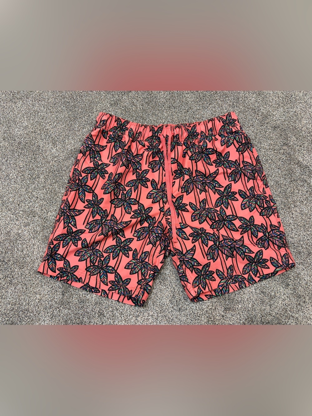 Hanna Andersson Coral Multicolor Tropical Print Shorts